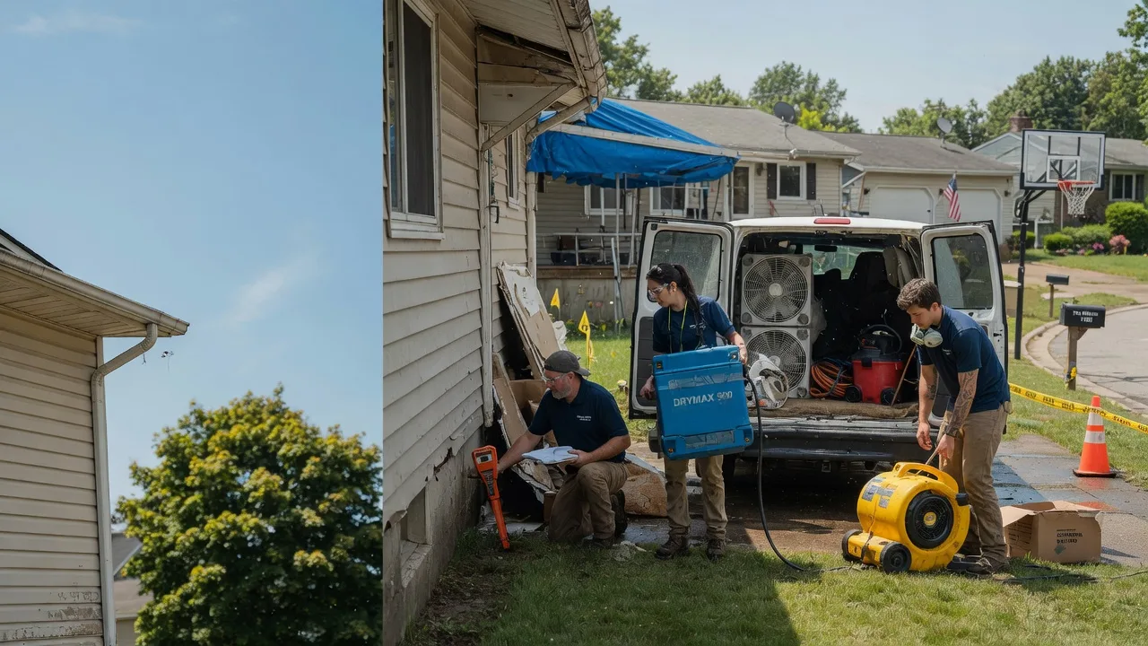 Ceiling Leak Cleanup in Gaines, PA near me