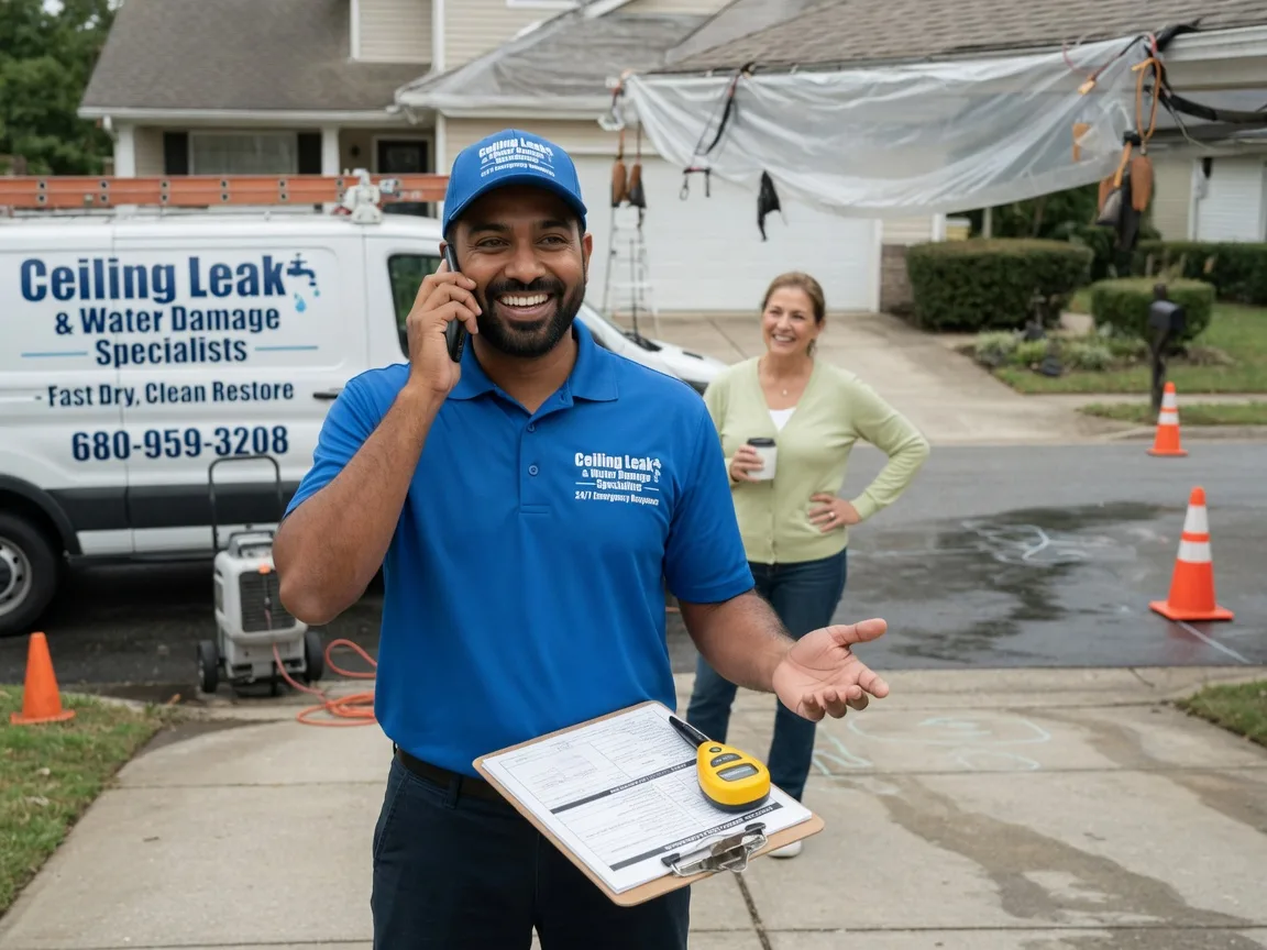 Ceiling Leak Cleanup Gaines, PA FAQs